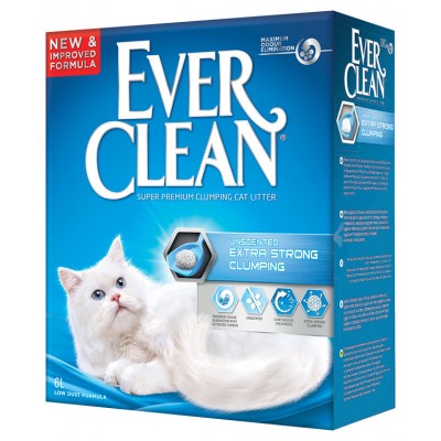 Ever clean Extra Strength unscented 6кг